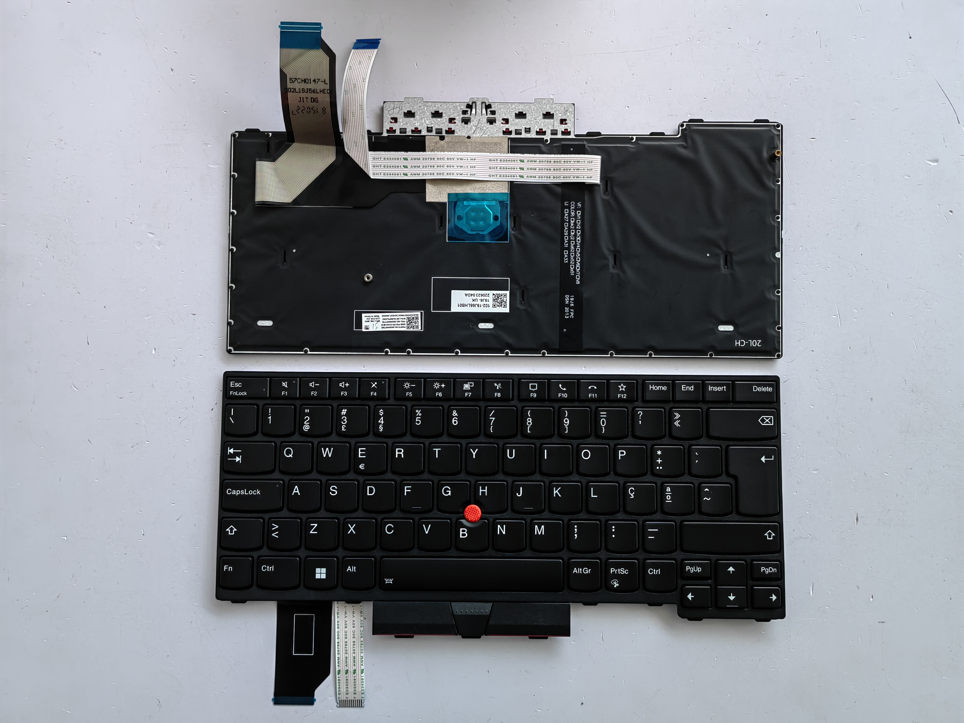 Picture of New Replacement Laptop Keyboard For IBM L14/L14 GEN1/L14 GEN2 BLACK FRAME BLACK With Point Backlit PO Layout